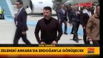 Gali būti 6 žmonės ir tekstas „CANL Milliye MilliyoL vet AA SON DAKİKA ZELENSKİ ANKARA'DA ERDOĞAN'LA GÖRÜŞECEK CNN TÜRK“ vaizdas