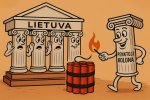 Gali būti Panteonas ir tekstas vaizdas