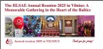 May be an image of 3 people and text that says 'The HLSAE Annual Reunion 2025 in Vilnius: A Memorable Gathering in the Heart of the Baltics VILNIUS VILNIUS YEARS Europe Annual reunion 2025 in VILNIUS Thank yлα for joining!'