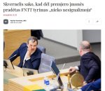 Gali būti 2 žmonės ir tekstas „Skvernelis sako, kad del premjero imones pradétas FNTT tyrimas „nieko nesignalizuoja atnaujinta 12.32 PP Paulius Perminas, BNS 2025. 2025.06.10 12:08“ vaizdas
