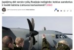 May be an image of 4 people, helicopter and text that says 'Ispéjimy del verslo ryšiy Rusijoje neišgirdo: kokius sandorius ir kodel laimina Lietuvos kariuomene? (494) Delfi „Delfi&quot; korespondentas gynybos temomis Vaidas Saldžiünas 200 LITHU JIAN LITHU/JIANAIRFORCE AIR FORCE'