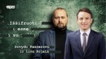 May be a graphic of 2 people, beard and text