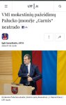 Gali būti 1 asmuo ir tekstas „LRT|.It LRT .It VMI mokestiniu pažeidimu Palucko imoneje Garnis&quot; neatrado f 86 Eglé Samoškaite, LRT.lt 2025.07.02 15:05 Gintautas Paluckas atsako Seimo nariy klausimus J. Stacevičiaus LRT nuotr.“ vaizdas