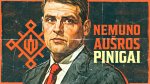 Gali būti ‎text that says '‎發 لب NEMUNO AUSROS نیسس PINIGAI‎'‎ piešinys