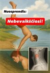 Gali būti 2 žmonės ir tekstas vaizdas