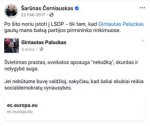 Gali būti 2 žmonės ir tekstas „Šarünas Černiauskas 22 Feb 2017 ·· Po šito noriu istoti i LSDP- tik tam, kad Gintautas Paluckas gauty mano balsą partijos pirmininko rinkimuose. Gintautas Paluckas 4 mins. Švietimas prastas, sveikatos apsauga &quot;nekažką&quot;, skurdas ir nelygybe auga. Jei nebütume buvę valdžioj, sakyčiau, kad šaliai skubiai reikia socialdemokratu vyriausybes. .. ec.europa.eu“ vaizdas