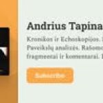 Subscribe to Andrius Tapinas