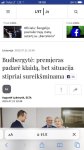 May be an image of 3 people and text that says 'Telia LT LTE 14:00 94 94% LRT RT|.1 .It Prieš 1 1 MIN. Q Prieš MIN. Oficialu: Šengelija pasiraše trejy mety sutarti su „Barcelona&quot; f Lietuvoje 2025.07.21 10:48 Budbergyte: premjeras padare klaidą, bet situacija stipriai sureikšminama AL f 26 Auguste Lyberyte, ELTA 2025.07.21 10:48 AA Irt.lt x'