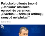 Gali būti 1 asmuo ir tekstas „Palucko brolienes imone „Dankora&quot; atsisako europines paramos: „Svarbiau šeimy ir artimyjy ramybe nei pinigai&quot; Šaltinis: 15min + +“ vaizdas