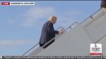 Gali būti 1 asmuo ir tekstas „LIVE LOSSIEMOUTH,S LOSSIEMOUTH,SCOTLAND SCOTLAND TRUMP'S S VISION FOR AMERICAN MANUFA MANUFACTURING TAKES SHAPE WITH PALMER LUCKEY'S U.S. RSBN 12:18 12:18PMET 18 PM ET“ vaizdas