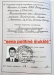 Gali būti 1 asmuo ir tekstas „10. Основание выдачи партийных документов elpusrm 6 членя KliCC. хапдидотнях карточека N 09065008. 09065 Лоетановление дюро Лениинского paricana Компартии Литвы дилька rp rp41om 5люкя 1988 года составлена Учетная карточка ленинским пошкалам Лампартим Наименование партийного комитета, области, elucmbor ?. едилькюса края, республнки политотдела войсковой части) ДПИСь члена партии Кл пись &quot;sena politine šiukšlé&quot; TREMIE AUS КР शी. КПСС ВОДпДАΥ AONITEN Ви Секретарь 24. 24 гийного комитета Дата выдачи партбилета Подпия 2 лня 19ဝိဝိ.“ vaizdas
