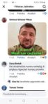 May be an image of 1 person, beard and text that says '16:31 53% Viktoras Jašinskas Q 3val. 3 val. Patinka Atsakyti 2 Gintose Gintose Plikas Awo A wo R? TAK cKa3aли Patinka Atsakyti 6 val. 8 Dana Breluk Kai ukrainiečiai nuvers narkašą, ši priglaus ilgas,bet trumpo protelio. 7 7val. Patinka Atsakyti 19 Alex Ra Dana Breluk apgyvendins dali... Tomas Tomas Parašykite komentarą...'